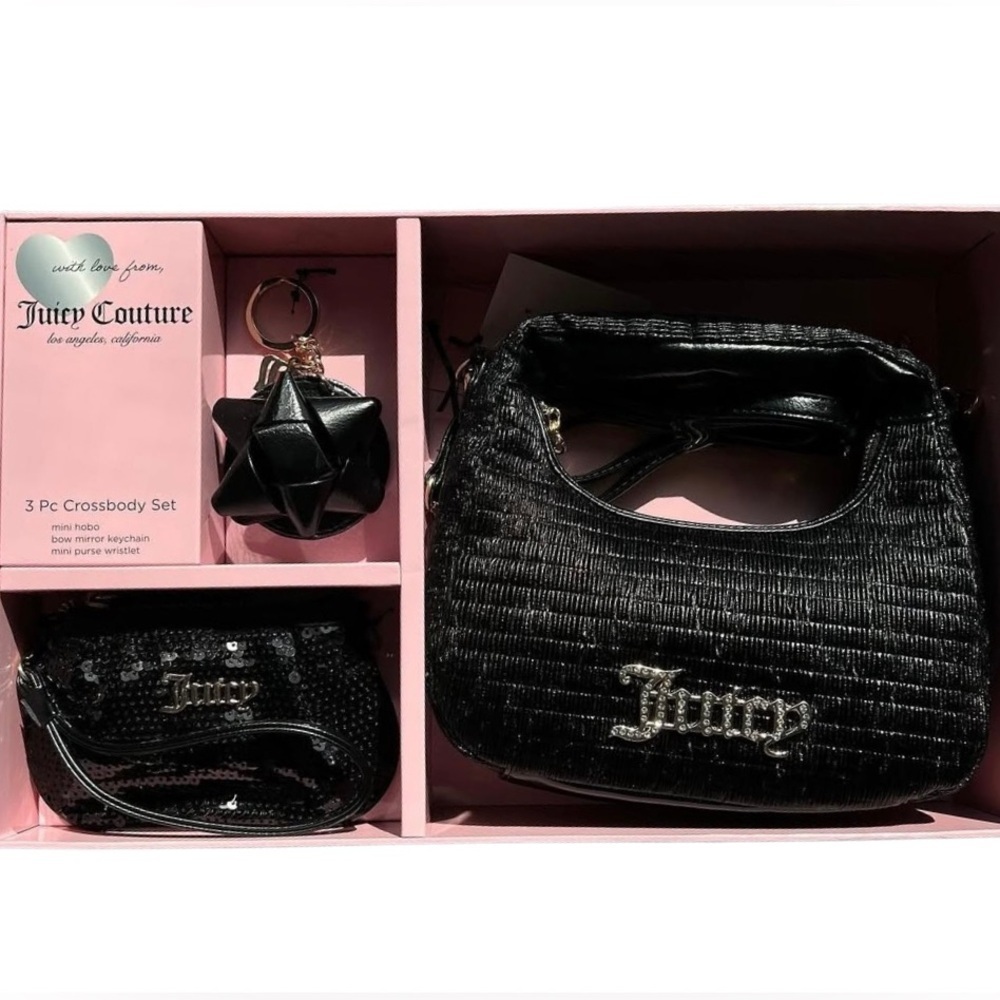 Juicy Couture purse bundle set 3 Juicy Couture  purses  set plus mini bag NWT - Picture 9 of 14
